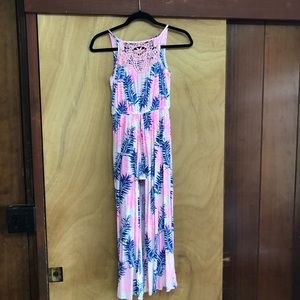 Floral Maxi Dress w/ Shorts - Girls Medium